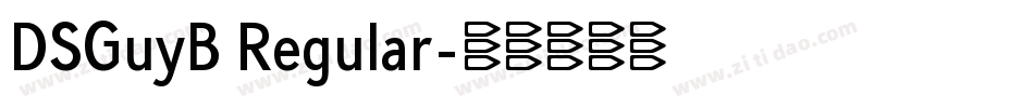 DSGuyB Regular字体转换